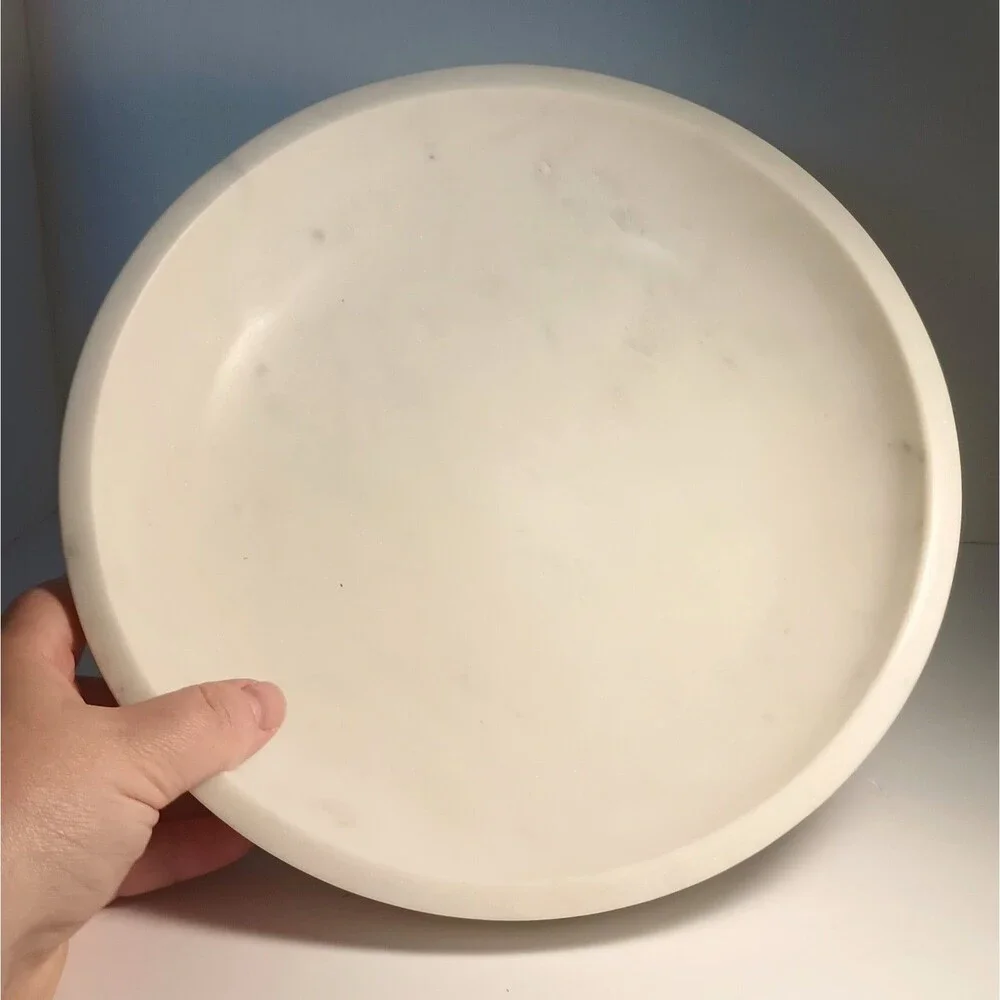 Marble Fruit Bowl-Williams Sonoma 37643p Round Label Still Attached EUC